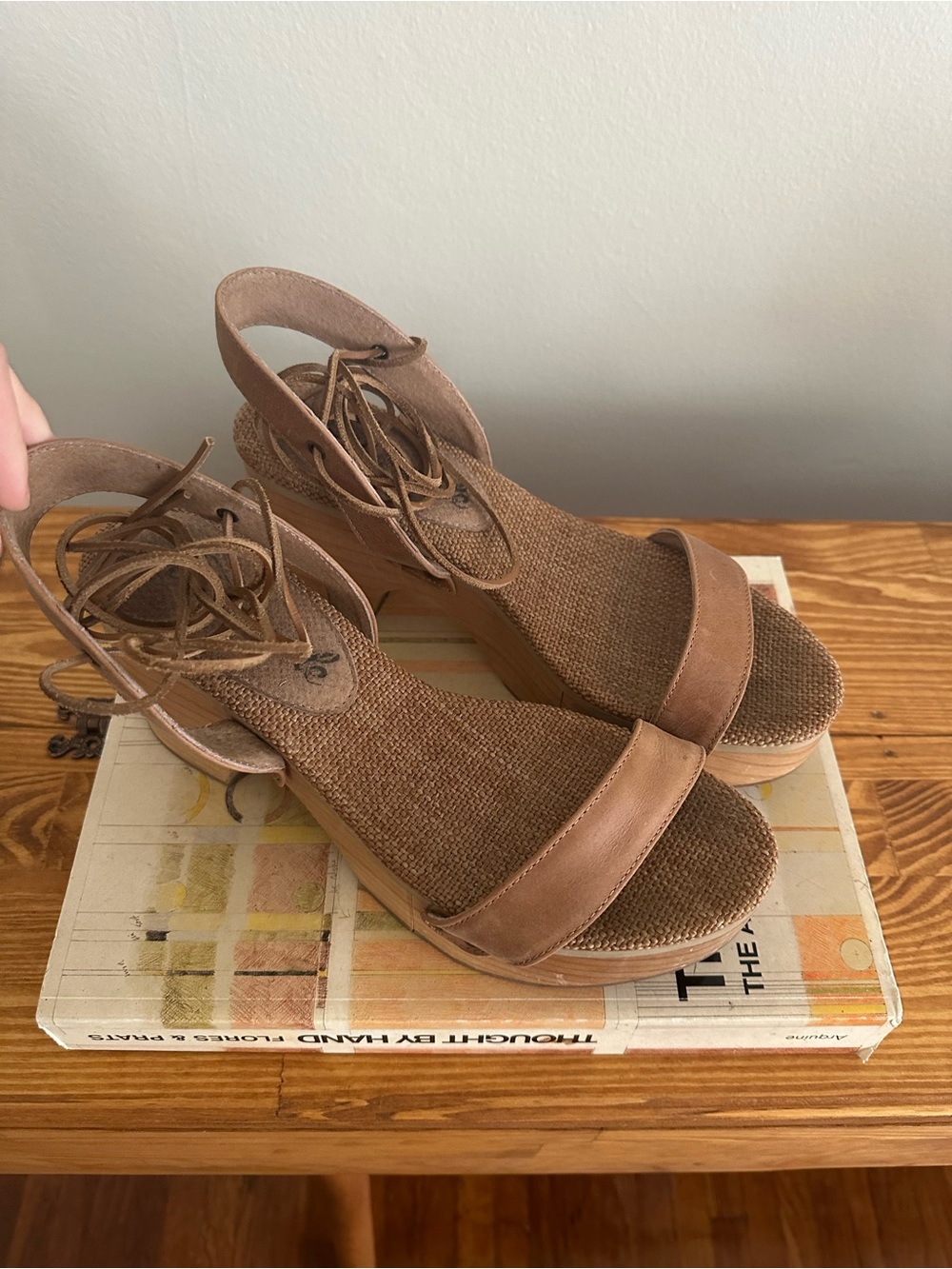 Free People wooden clogs/sandals - Picture 2 of 5